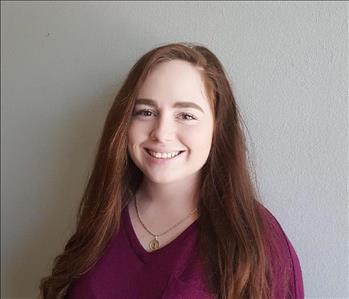 red hair female smiling